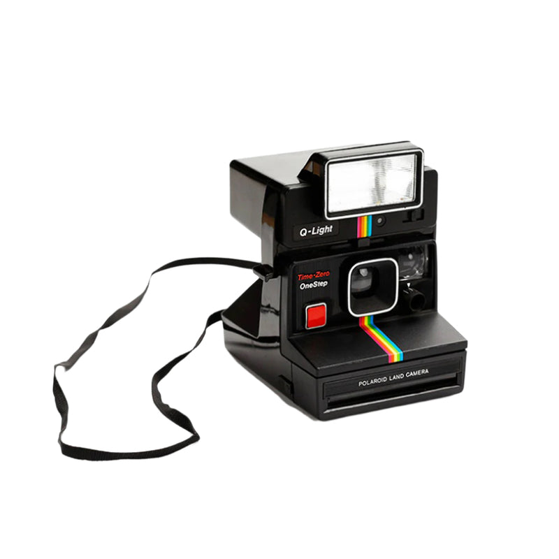 Polaroid Time Zero One Step with Q-Light  Flash Camera