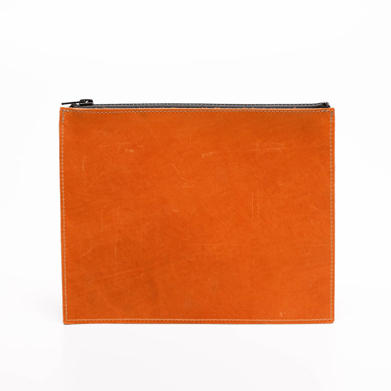 Leather Zipper Bag