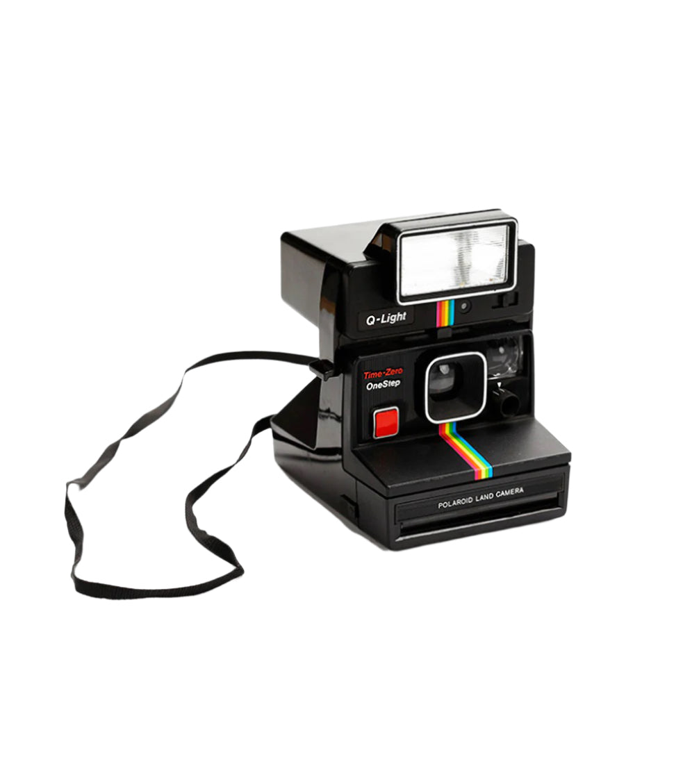Polaroid Time Zero One Step with Q-Light  Flash Camera
